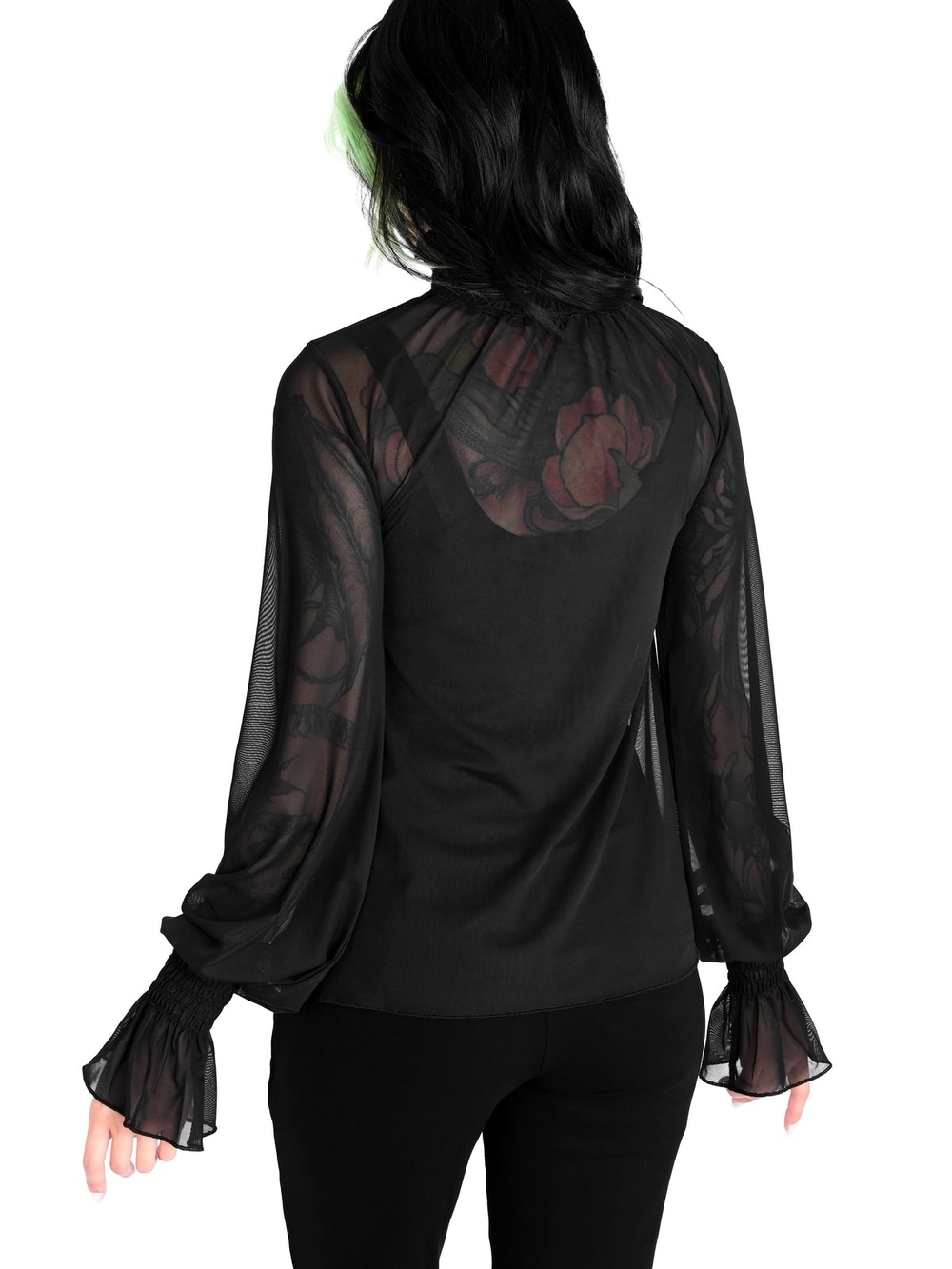 Andrea Mesh Long Sleeve Top - Picture 3 of 6